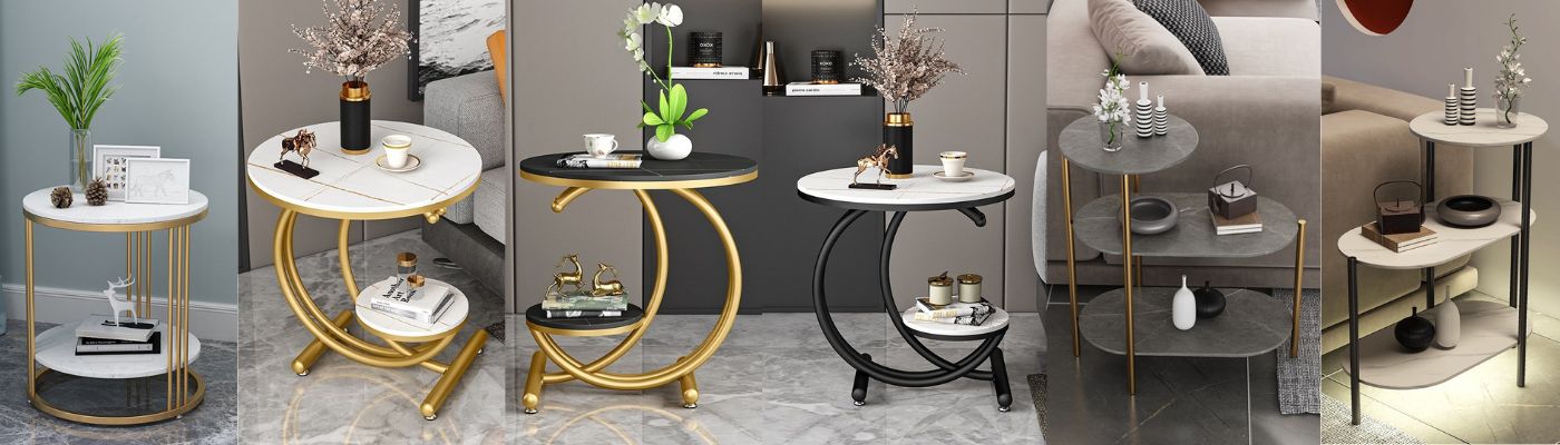 coffee table and side table set