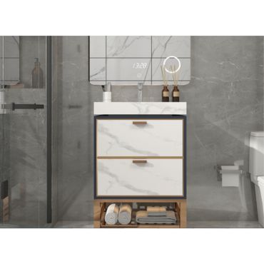 sintered stone bathroom cabinet