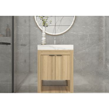 sintered stone bathroom cabinet