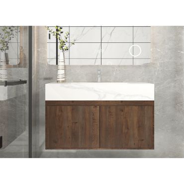 sintered stone bathroom cabinet