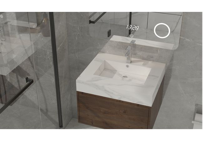 sintered stone bathroom cabinet